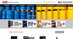 Desktop Screenshot of customheatersandresearch.com